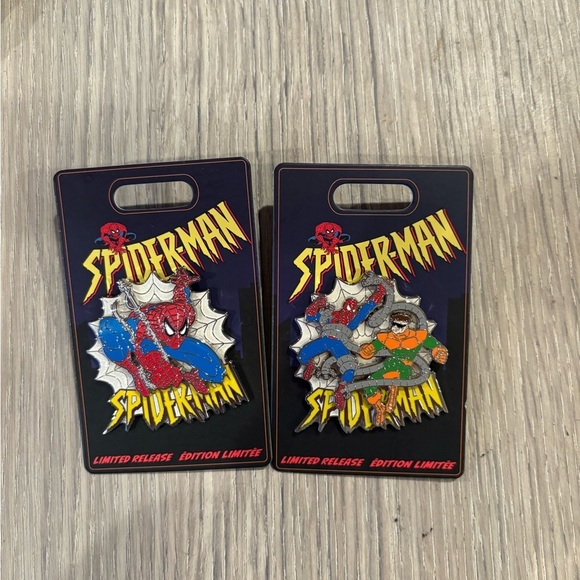 Disney Other - Disney Marvel Spider-Man Limited Release Pin Lot (2 Pins)
